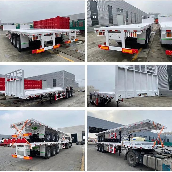 Flatbed Container Semi Trailer